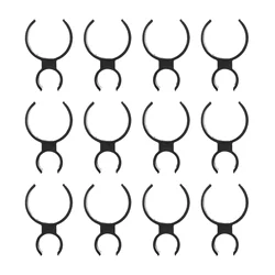 10pcs Champagne Bottle Single Holder Clip Sparkler Firework Safety Plastic Clip Night Club Cake Party Supplies