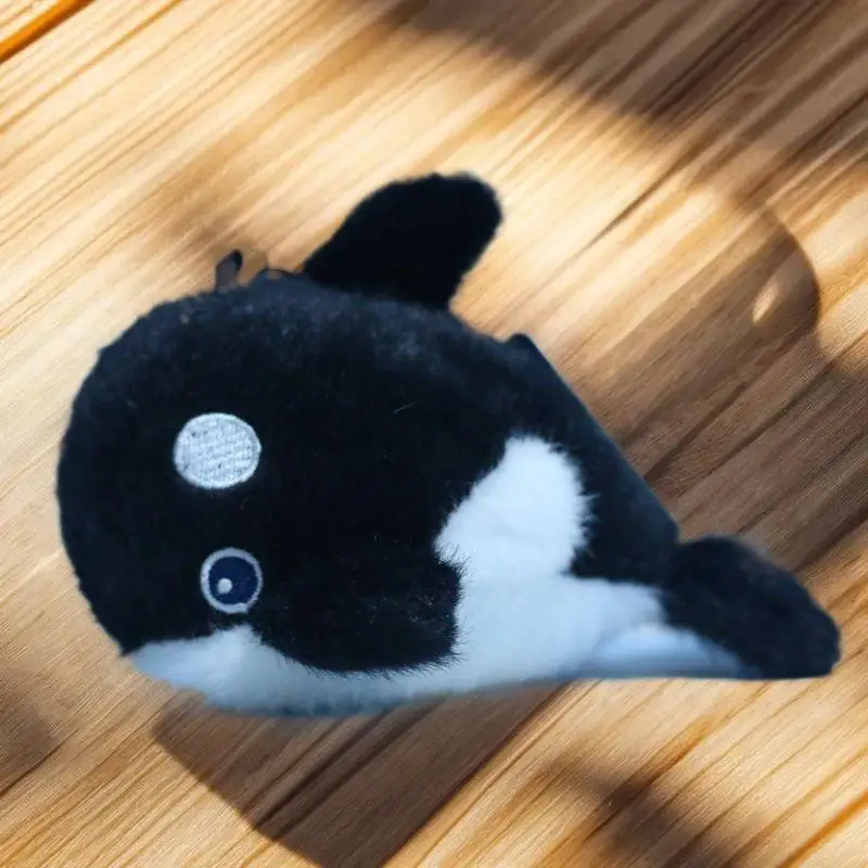 

1Pcs Cartoon Seal Whale Dolphin Pendant, Soft Touch 12CM Sea Animal Toy, Stuffed Keychain, Kids Birthday Surprise.