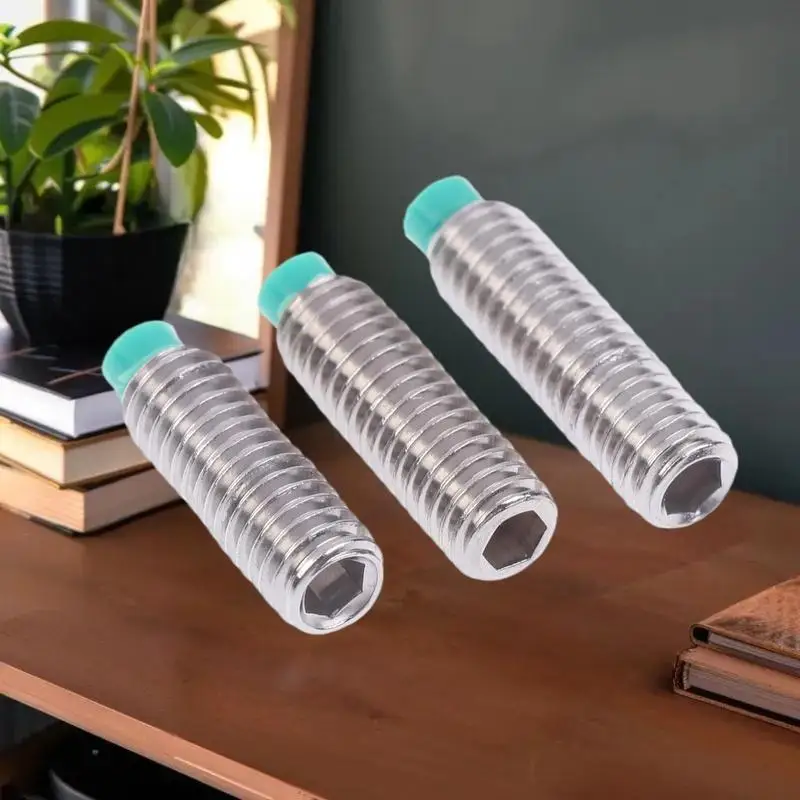 10 Buah Sekrup M6 Kepala Nilon POM-Sekrup Penyangga Anti-getaran Anti-longgar untuk Perakitan Mesin, Elektronik & Furnitur