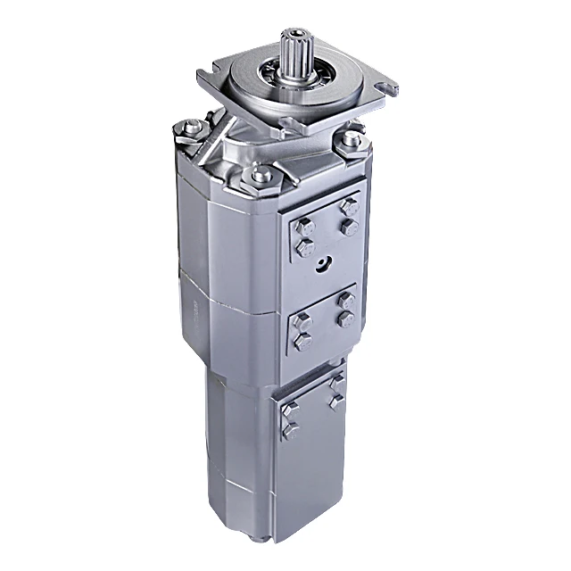 Chinese Manufacturer CB-KPHG Quadruple Gear Pumps for Construction Machinery with Maximum Working Pressure up to 28MPa OEM Brand
