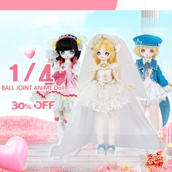 Dream Fairy 1/4 Doll Kawaii 16 Inch Ball Jointed Doll Full Set Student Uniform BJD MSD DIY Toy Gift for Girls