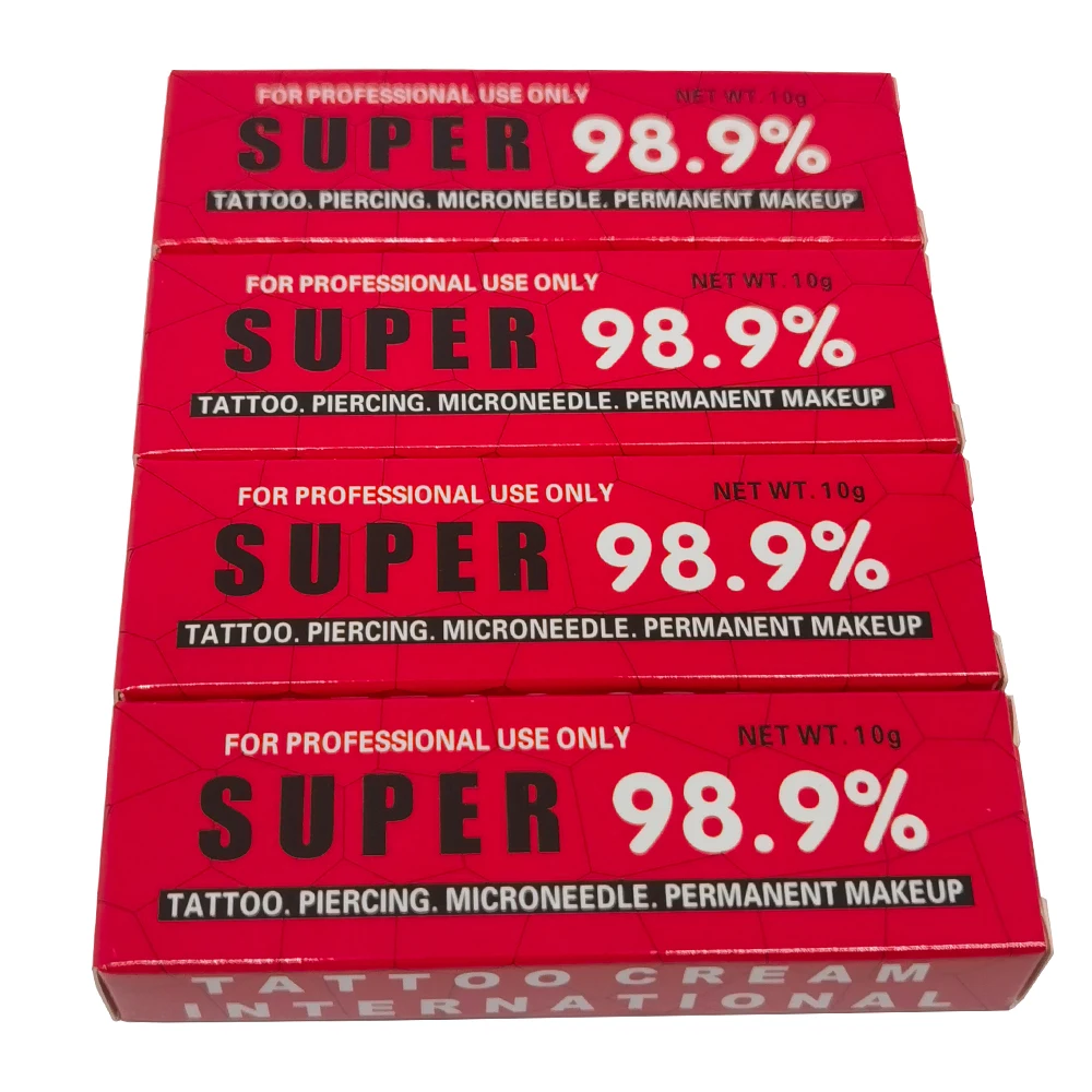 

New Red Super 98.9% Tattoo Cream 10g Before Permanent Makeup Microblading Eyebrow Lips Auxiliary Cream