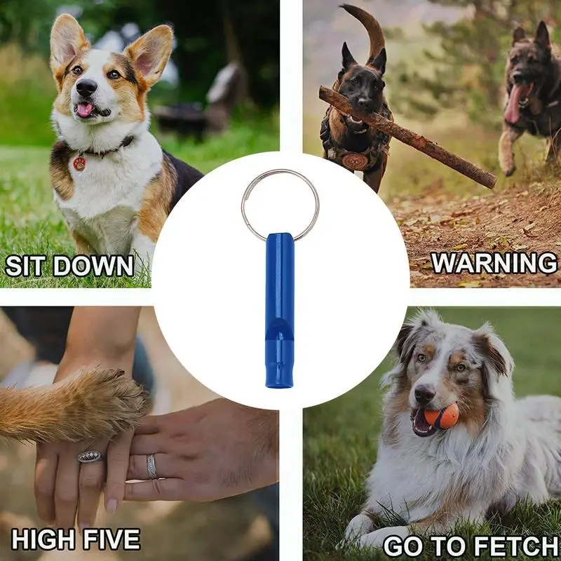 Dog Whistle To Stop Barking Adjustable Dog Recall Whistle Anti Barking Ultrasonic Tool Portable Dog Training Behavior Aids Stop