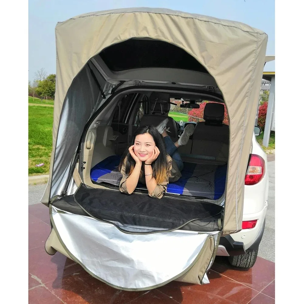 Car Rear Roof Outdoor Equipment Camping Tent Canopy Tail Ledger Picnic Awning For Renault Koleos SUV Only