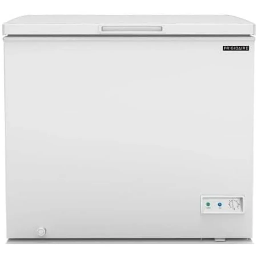 7,0 Cu. Ft. Umwandelbare Gefriertruhe, Kühlschrank, manuelles Abtauen, abnehmbarer Korb für die Garage, Weiß