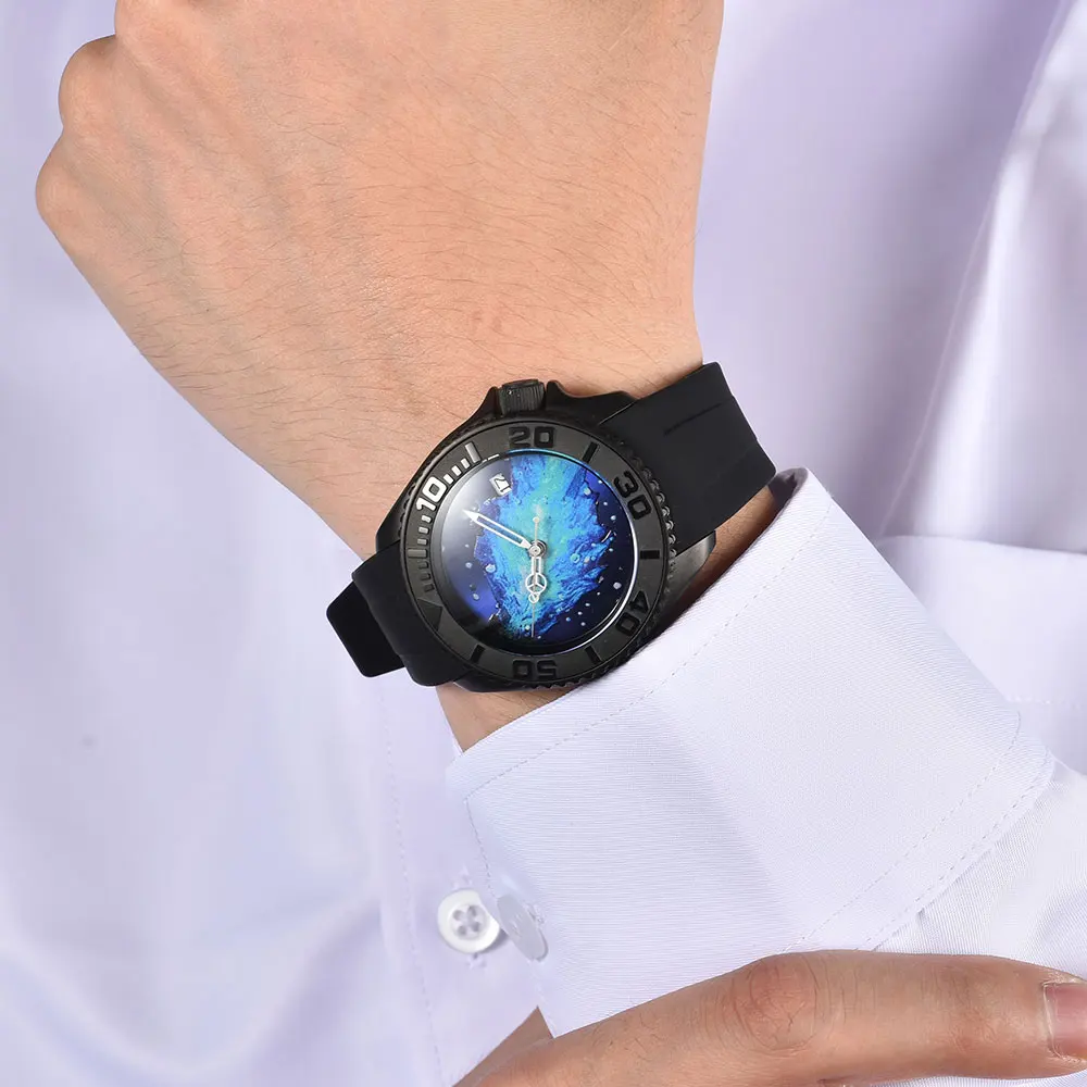 Luxury men's watch NH36 movement automatic mechanical watch 007 double date watch sapphire glass men's custom watch