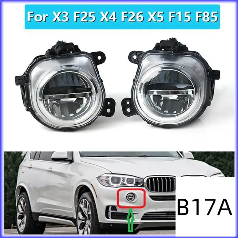 

BT-1Pair Front Bumper LED Fog Light Lamp DRL Driving Lamp For BMW X3 X4 F26 X5 F15 F85 X6 63177317251,63177317252