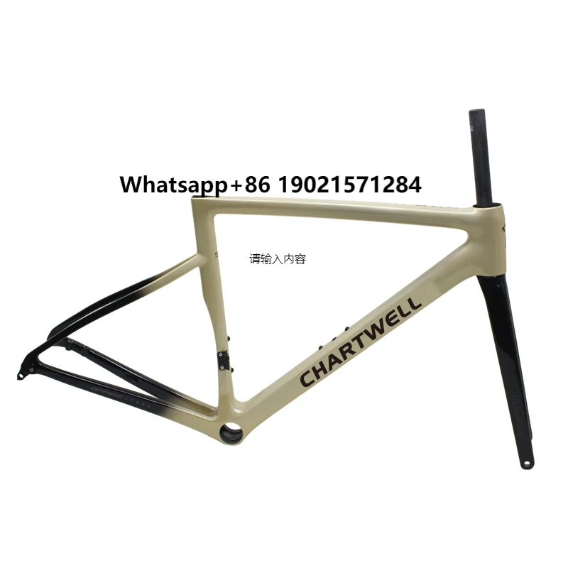 

Custom Logo Disc Brake Carbon Fiber Gravel Bike Frame 700C Cyclocross Frames Road Bicycle Frame
