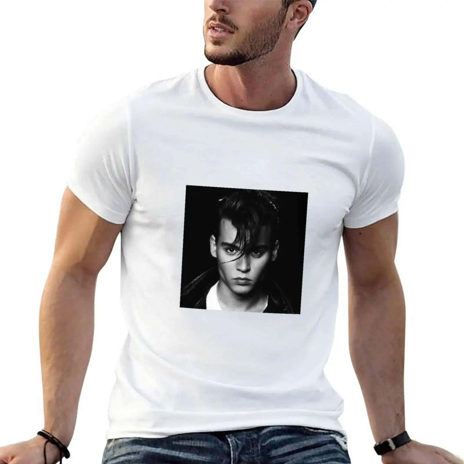 Johnny Depp T-Shirt Outdoor Sports Short Sleeve Top