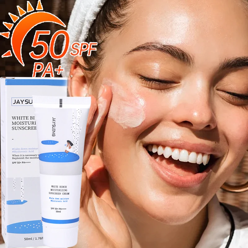 Sunscreen Cream SPF50+ UV Protective Anti Shine Sunburn Solar Blocker Oil Control Refreshing Body Sunblock Whitening Sun Cream