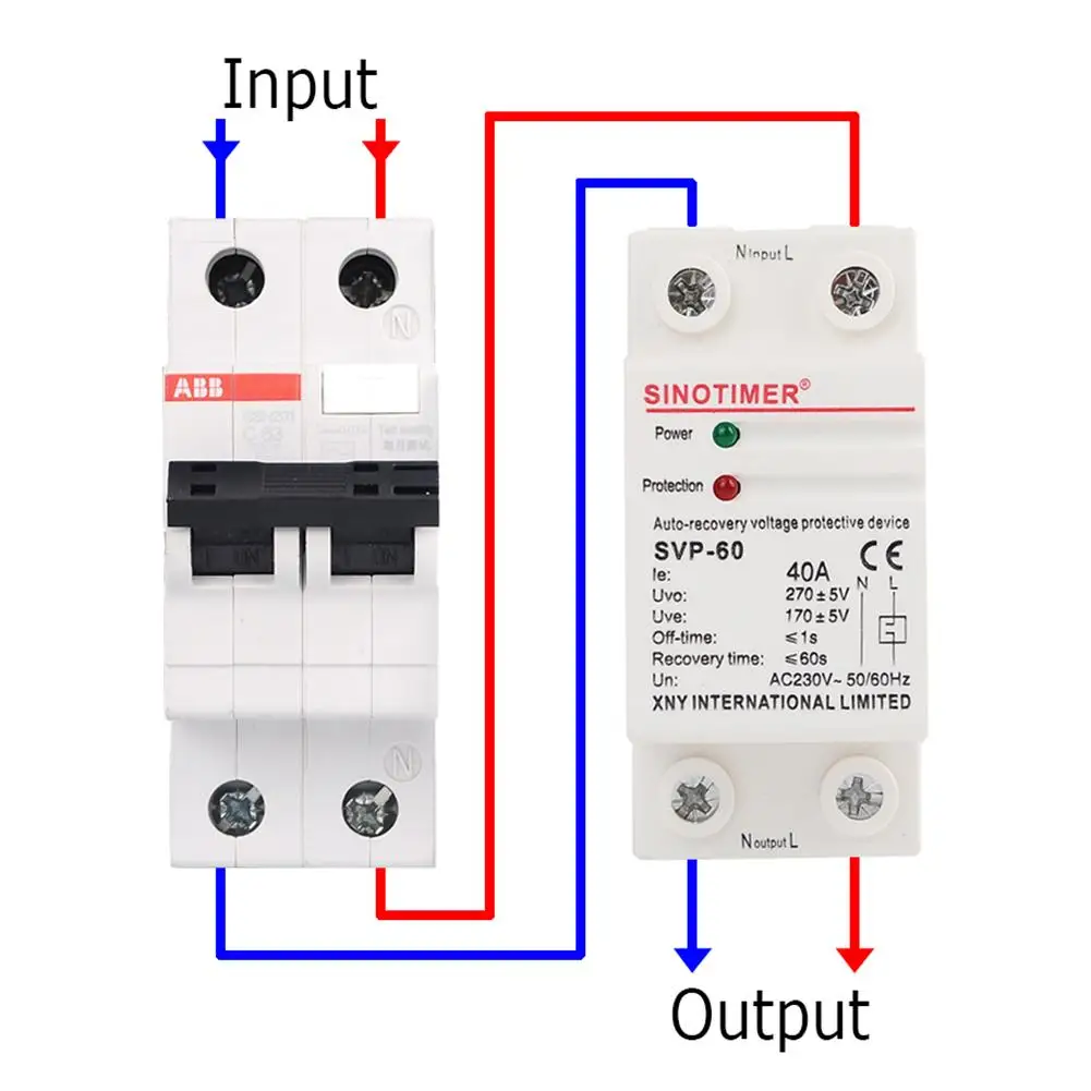 Il recupero automatico monofase da 220V riconferma la protezione della tensione dell'interruttore del dispositivo di protezione del relè di sottotensione