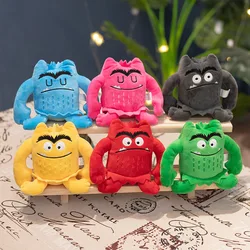 Kolor Monster Emotion pluszowe zabawki Baby Appease Emotion Plushie śliczne wypchane lalki dziecko boże narodzenie urodziny prezent śliczne zabawki 15cm