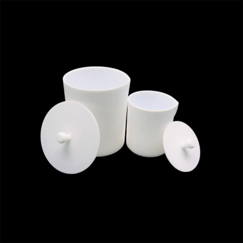 PTFE beaker F4 beaker Teflon cup barrel corrosion resistance and high temperature resistance 50ml 100ml 250ml 300ml 400ml 500ml