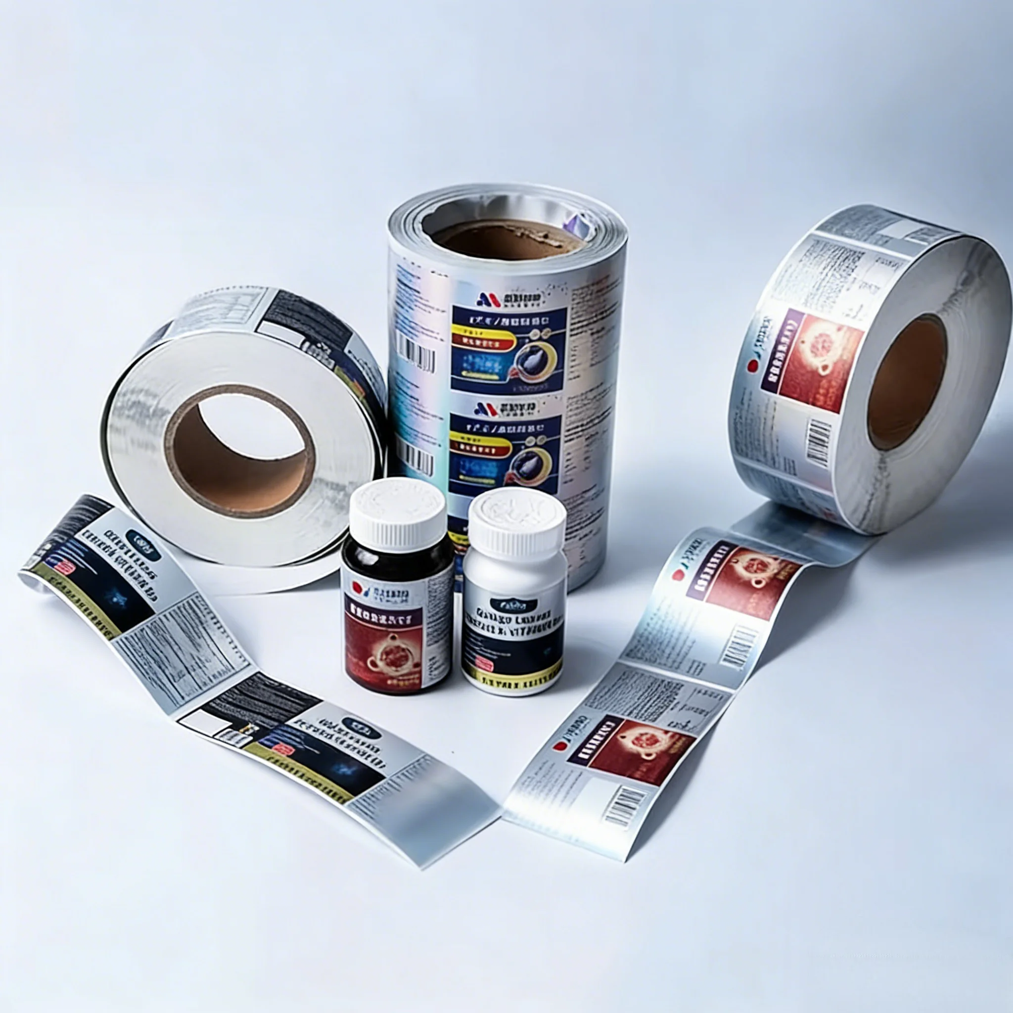 Custom Holographic Stickers for 3ml 5ml 10ml Injection Vials,Medicine Boxes & Pharmaceutical Packaging Labels