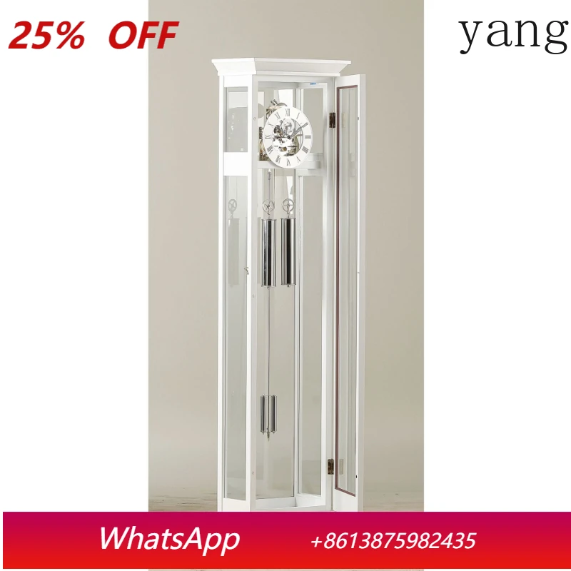 

LTT living room home high-end double hammer pull rope mechanical floor clock