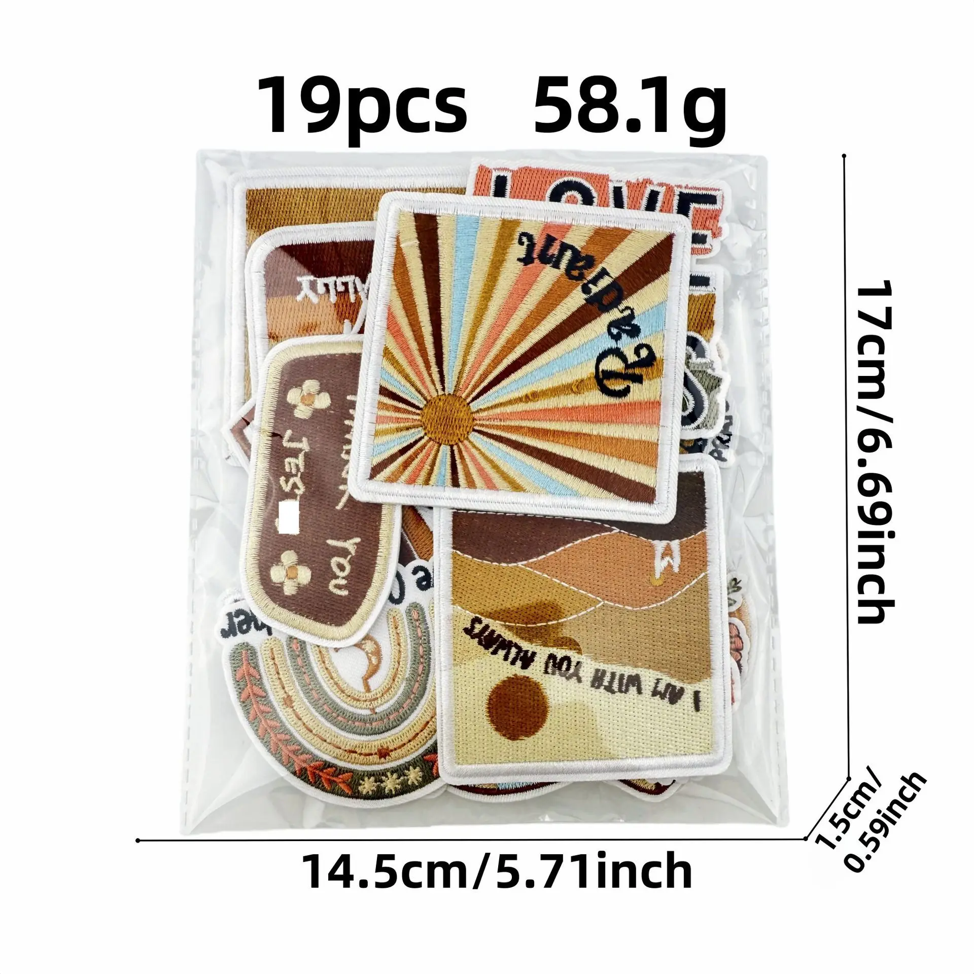 البني الكرتون الإنجليزية التطريز الحديد على بقع الملابس والاكسسوارات شارات الخياطة تسميات المطرزة DIY بها بنفسك الحرف اليدوية #2