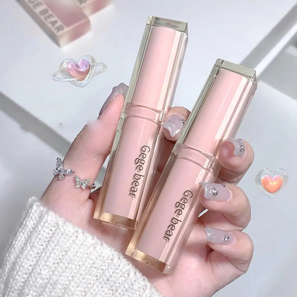 Rossetto lucido setoso Confortevole pompa ultra trasparente Colori dell'acqua antiaderenti Balsamo per l'umidità Tazza 6 labbra labbra Y6J4