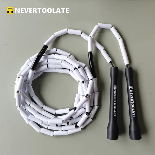 NEVERTOOLATE Elevate FreeStyle Rhea와 동일한 품질, 하드 비드 비드, 피트니스 프리스타일 줄넘기, 1 인치 스트레이트 비즈 