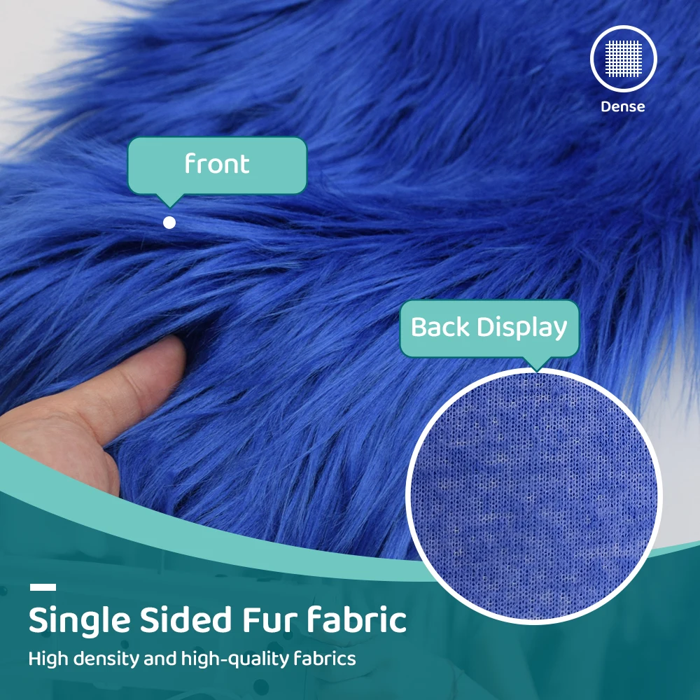 Hot Sale Faux Shaggy Fur 25x45cm/160x50cm/160x100cm Soft Smooth Minky Fabric 8cm Faux Fur Fabric DIY Handmade Sewing Fabric