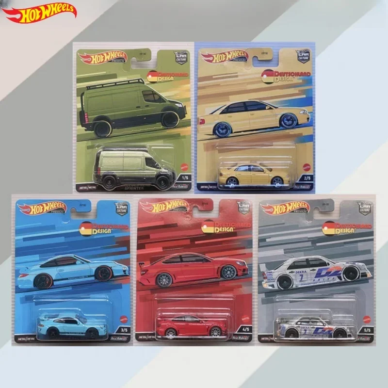 

Hot Deutschland Design Series Hot Wheels Car Model Alloy Mercedes Ben C63 Audy S4 Porsch 911 Models Collection Boy Man Gift Toys