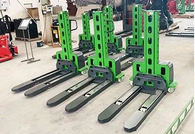 Semi-electric Self Lifting Stacker  Electric portable Self Loading Stacker