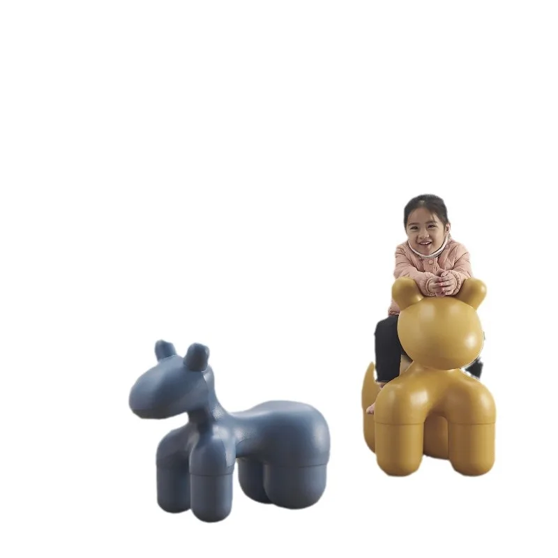 

Nordic designer children cartoon hippo chair ins Internet celebrity photo leisure home sofa living room animal stool