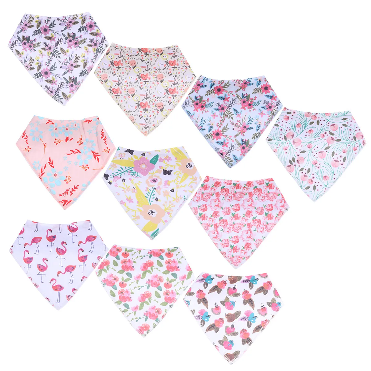 10-pezzi-di-bavaglini-in-cotone-a-doppio-strato-assorbenti-per-neonati-bavaglini-per-l'allattamento-asciugamani-per-la-saliva-bavaglini-per-la-pappa