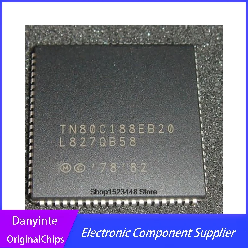 

New 1Pcs TN80C188EB20 TN80C188 TN80C188EB EN80C188EB20 80C188EB20 PLCC-84