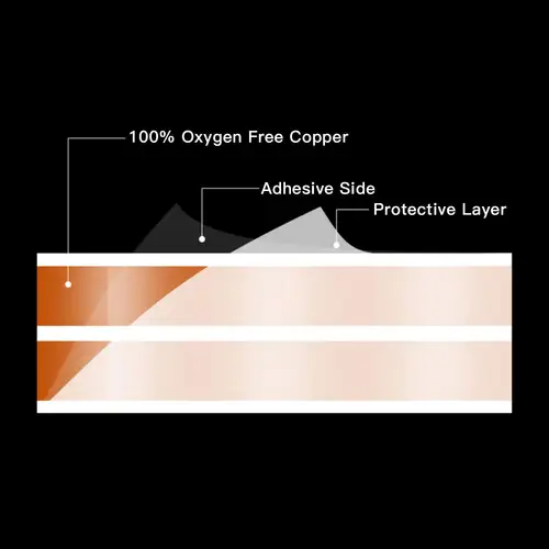 Imagen 2 del producto FROGBRO 23 AWG Cable plano eléctrico 2 conectores 10M 2 conductores Cable de cobre Audio LED Cable de respaldo adhesivo Cable de extensión de alimentación