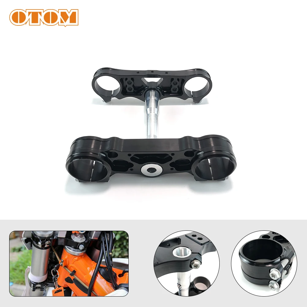 

OTOM Motorcycle CNC Triple Tree Clamp Riser Adaptor Steering Column Assembly Freeride For KTM E-SM E-SX E-XC Pit Dirt Bike Parts