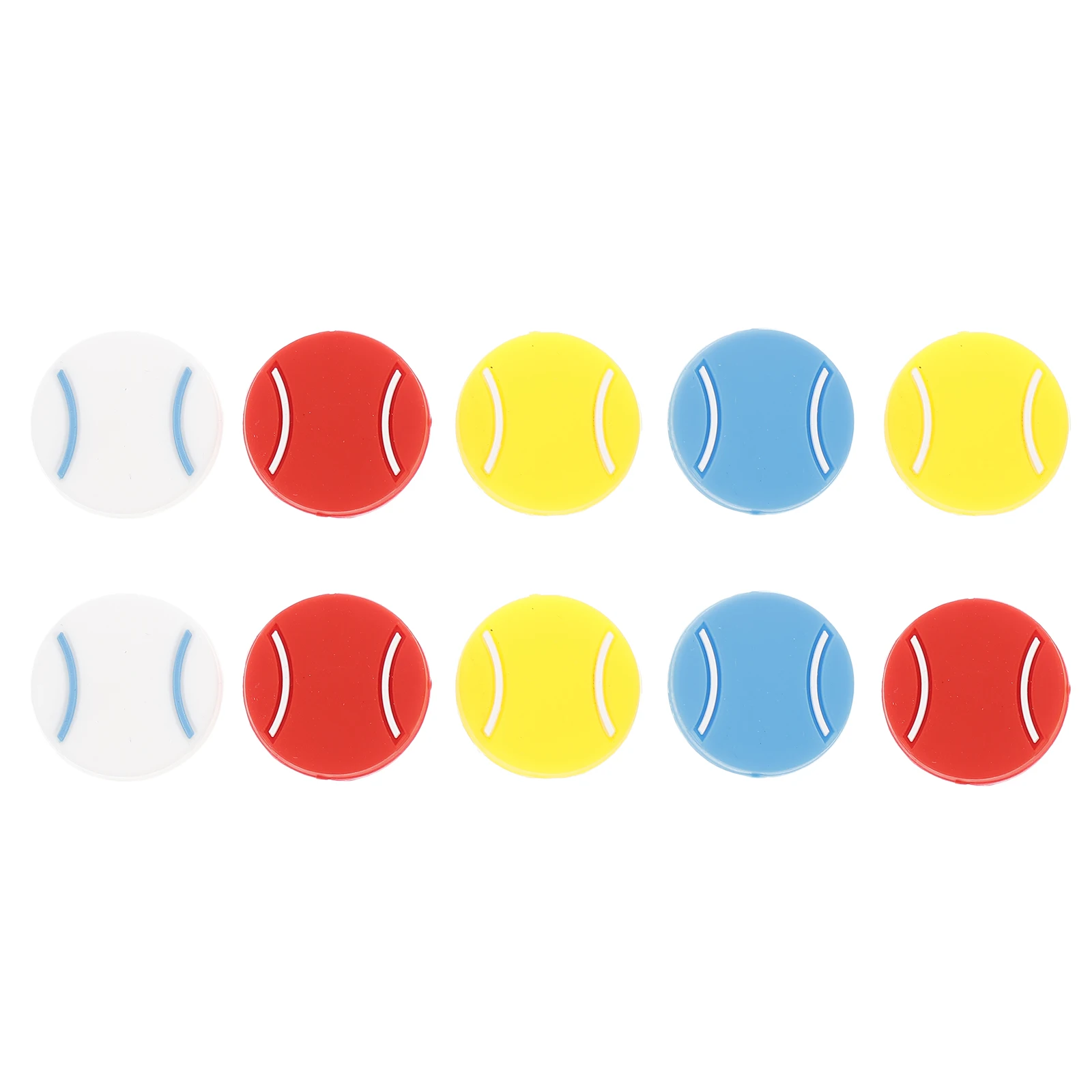 

10 шт. сферические демпферы для теннисных ракеток, поглотители вибрации