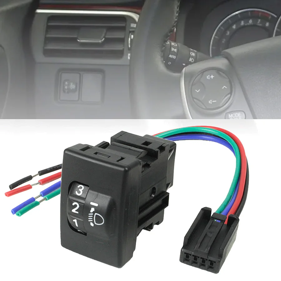 1Pcs Original Size Car Headlight Height Adjustment Switch Button For Toyota Land Cruiser Prado Camry Corolla Highlander