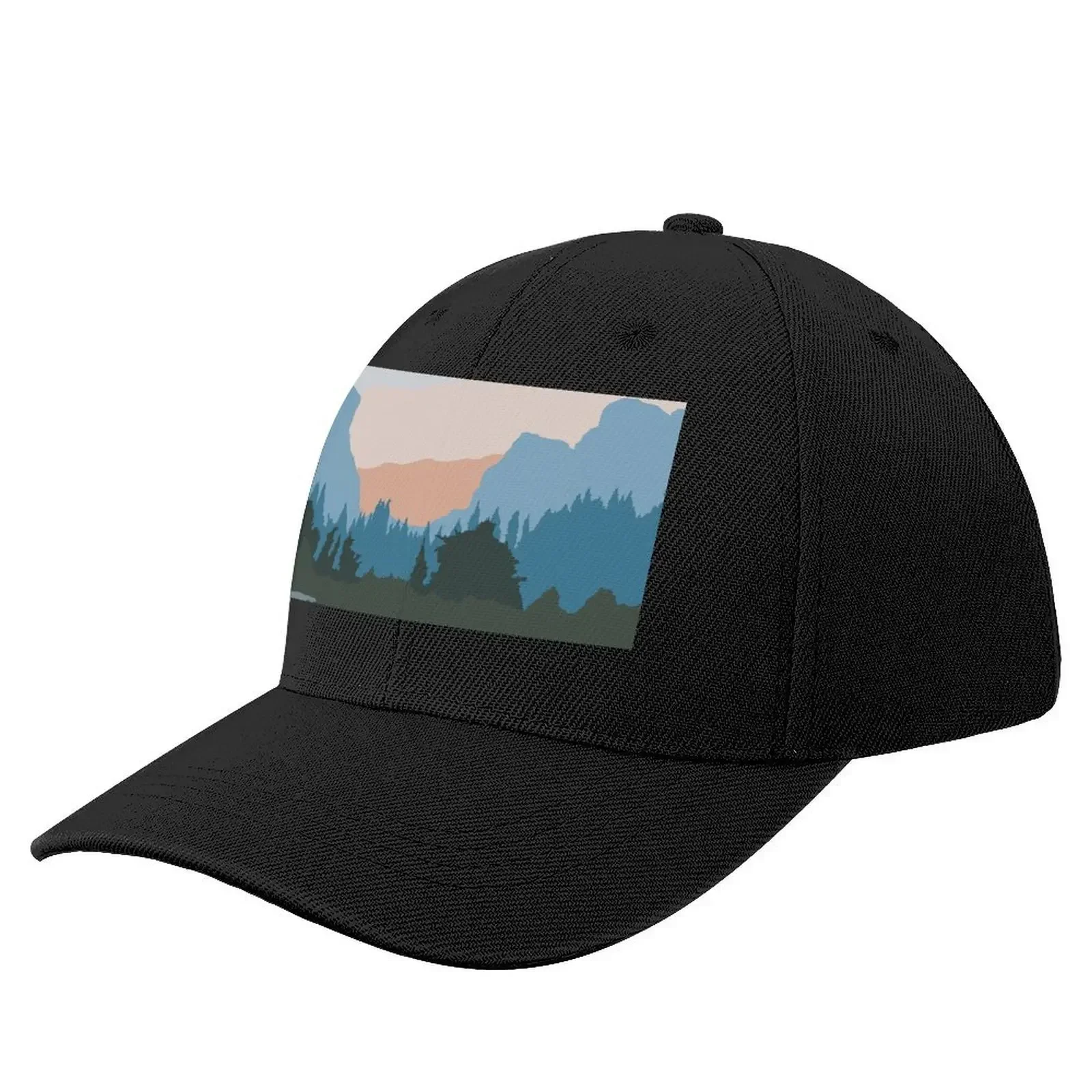 surfaces the band artwork of mountain landscape Baseball Cap black New In Hat hats for men Women's Beach Men's