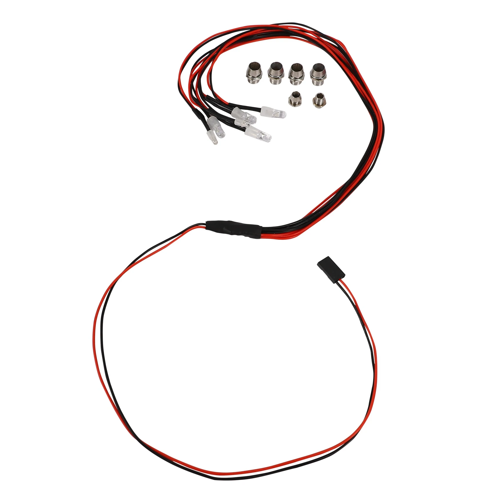 CYGJ-24 LED Light Kit 8 White 8 Red 8 Blue For 1/10 1/8 Traxxas HSP SCX10 D90 HPI RC Car view 5