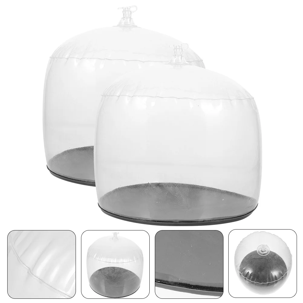 

2pcs Inflatable Baseball Caps Display Support Hat Inflatable Caps Holder Display Holder Holders Hat Support Washer Storage