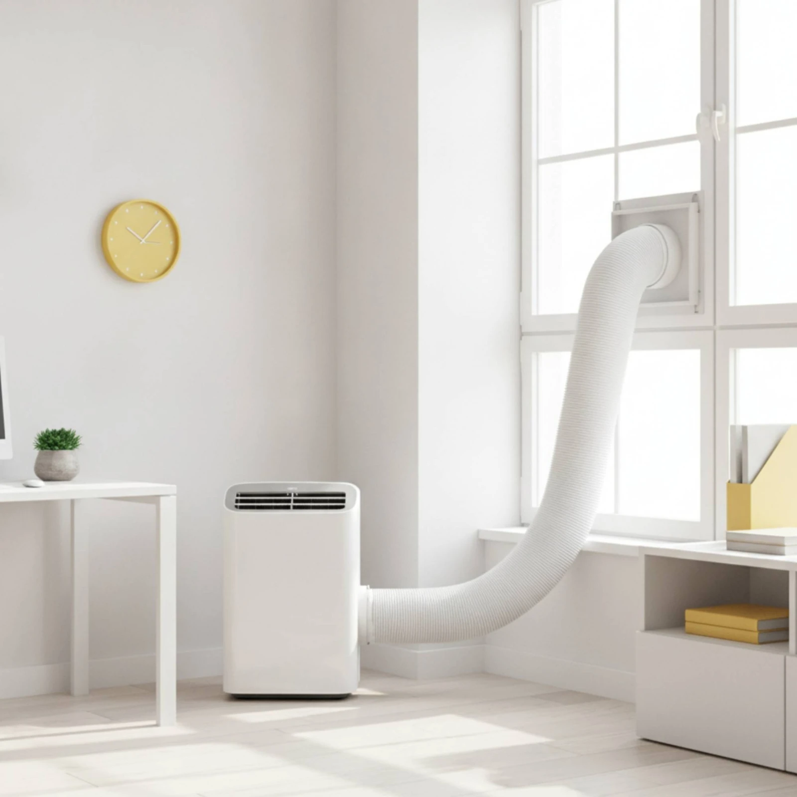 Portable Air Conditioner Hose Corrugated Portable Air Conditioner Exhaust Hose Telescoping Adjustable for Home, Dorm