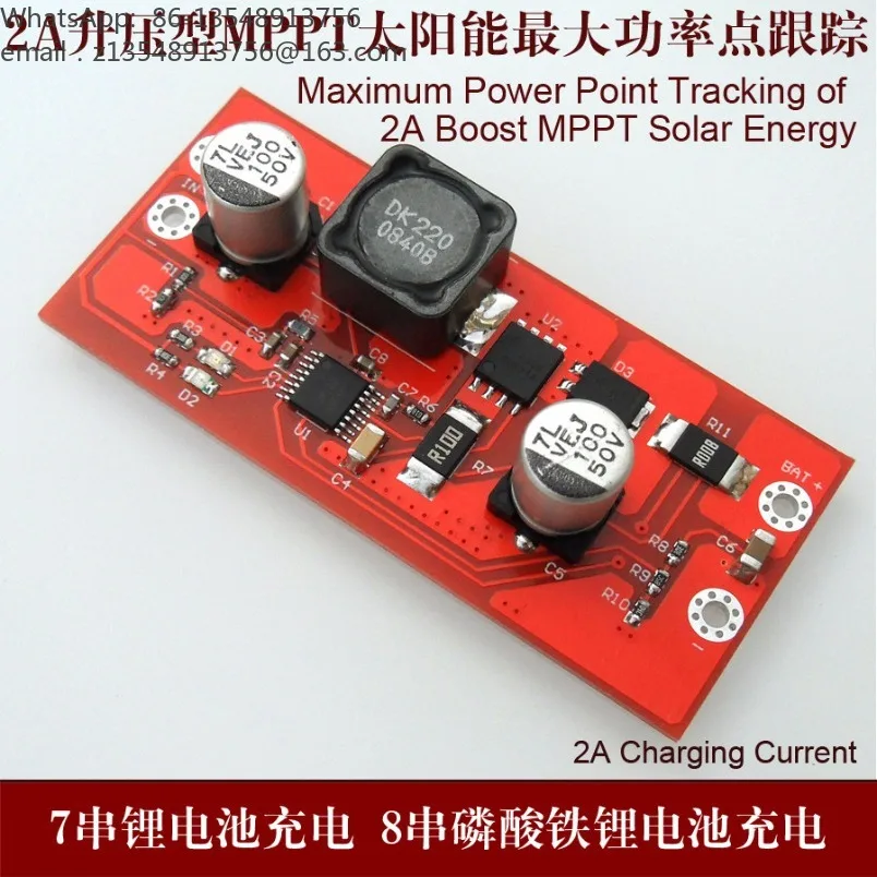 6 strings 7 strings lithium battery 8 strings lithium iron phosphate 18V boost MPPT solar charger controller CN3306