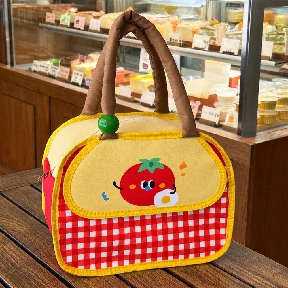 High Quality nsulation Lunch Box Bag Aluminum Foil Cold Insulation Handbag Large Capacity Cartoon Print Picnic Bag for Work