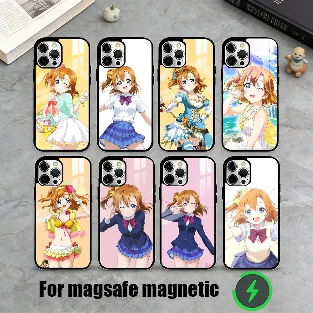 C-Cute Idol Honoka Kousaka Phone Case For iPhone17,16,15,14,13,12,11 Plus,Pro Max Magnetic For Magsafe Wireless Charging