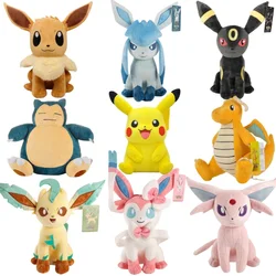 Nowy Oryginalny Anime Pokemon Kawaii Pluszowa Lalka Zabawki Pikachu Eevee Evolution Kreskówka Figurka Pluszowy Wystrój Chłopiec I Dziewczynki Prezent Urodzinowy