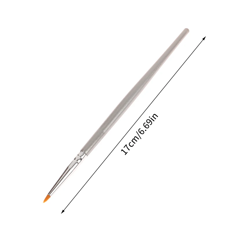 Precision Angled Eyeliner Brush Ultra-Thin Slanted Flat Synthetic Bristles Eye Makeup Tool