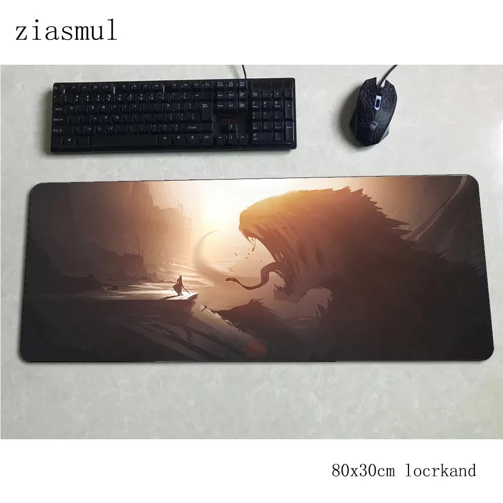Creature Fantasy mouse pad 70x30cm mats best Computer mouse mat gaming accessories Birthday mousepad keyboard games pc gamer