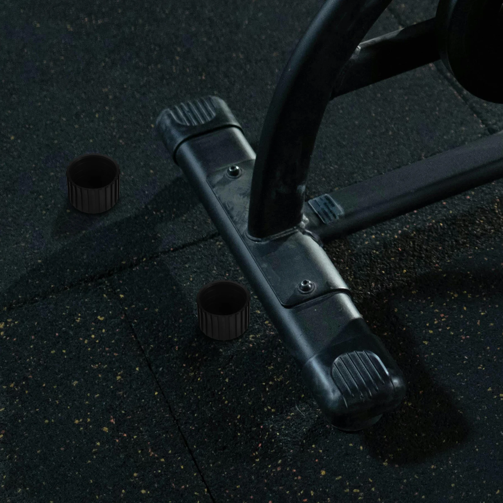 

4pcs Fitness Equipment Foot Covers Durable Floor Protectors Anti Slip Scratch Resistant Pads for Gym Equipment Hardwood Floors