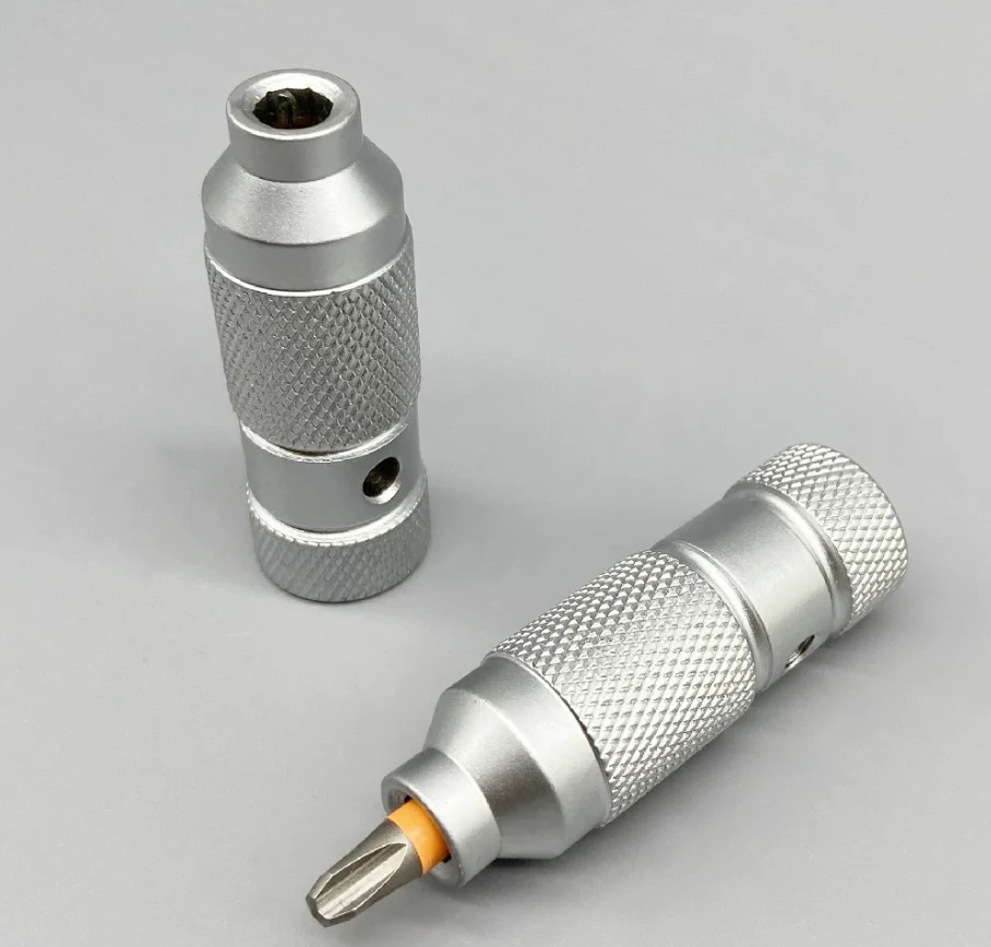 All-New high quality Magnetic 6.35mm precision screwdriver all-steel screwdriver handle interface 6.35 interface handle