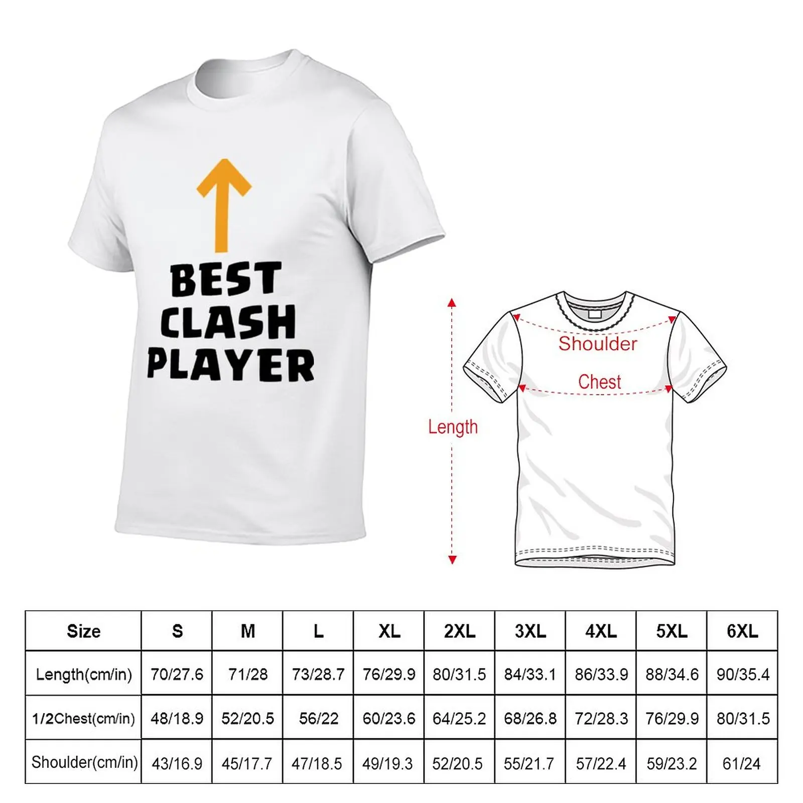 New Clash Of Clans - Best Clash Player T-Shirt customized t shirts kawaii clothes funny t shirts for men