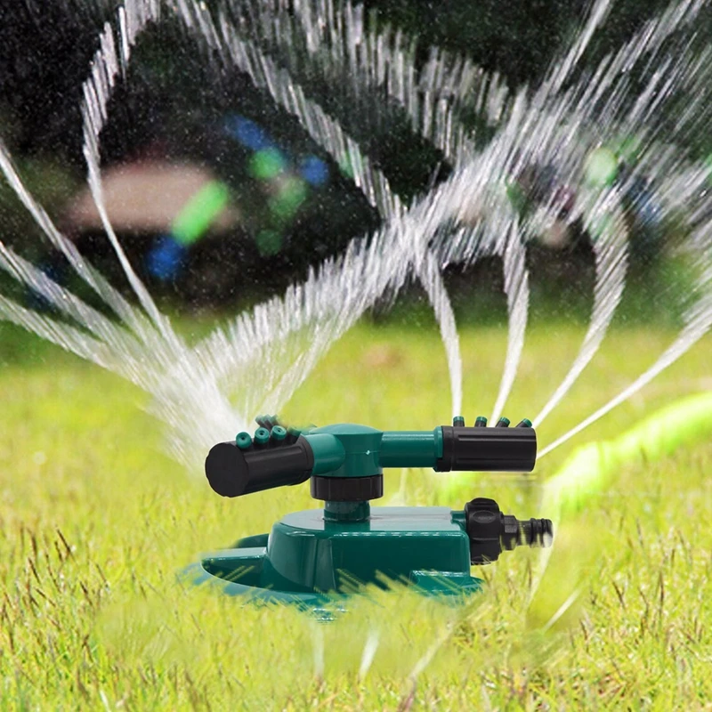 Garden Lawn Rotating Watering Sprinkler 360° Automatic Rotating Uniform Spraying Farm Orchard Park Irrigation Sprinkling