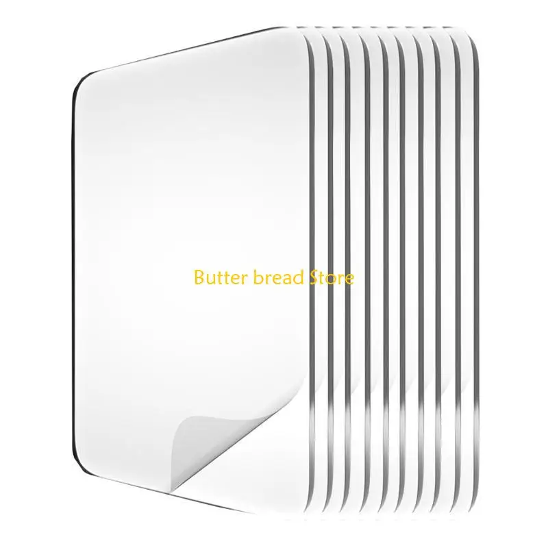 W89C -pakket 10 heldere dubbele zijtape sticker herbruikbare montageband om op te hangen