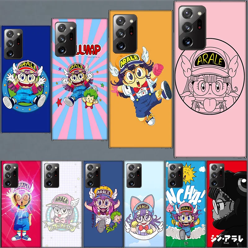 Dr. Slump Arale TPU Case for Samsung A55 A35 A25 A15 A05S Note 20 Ultra 10 Lite 9 8 M52 M51 M32 M31 M21 J8 J6 J4 Phone Cover T