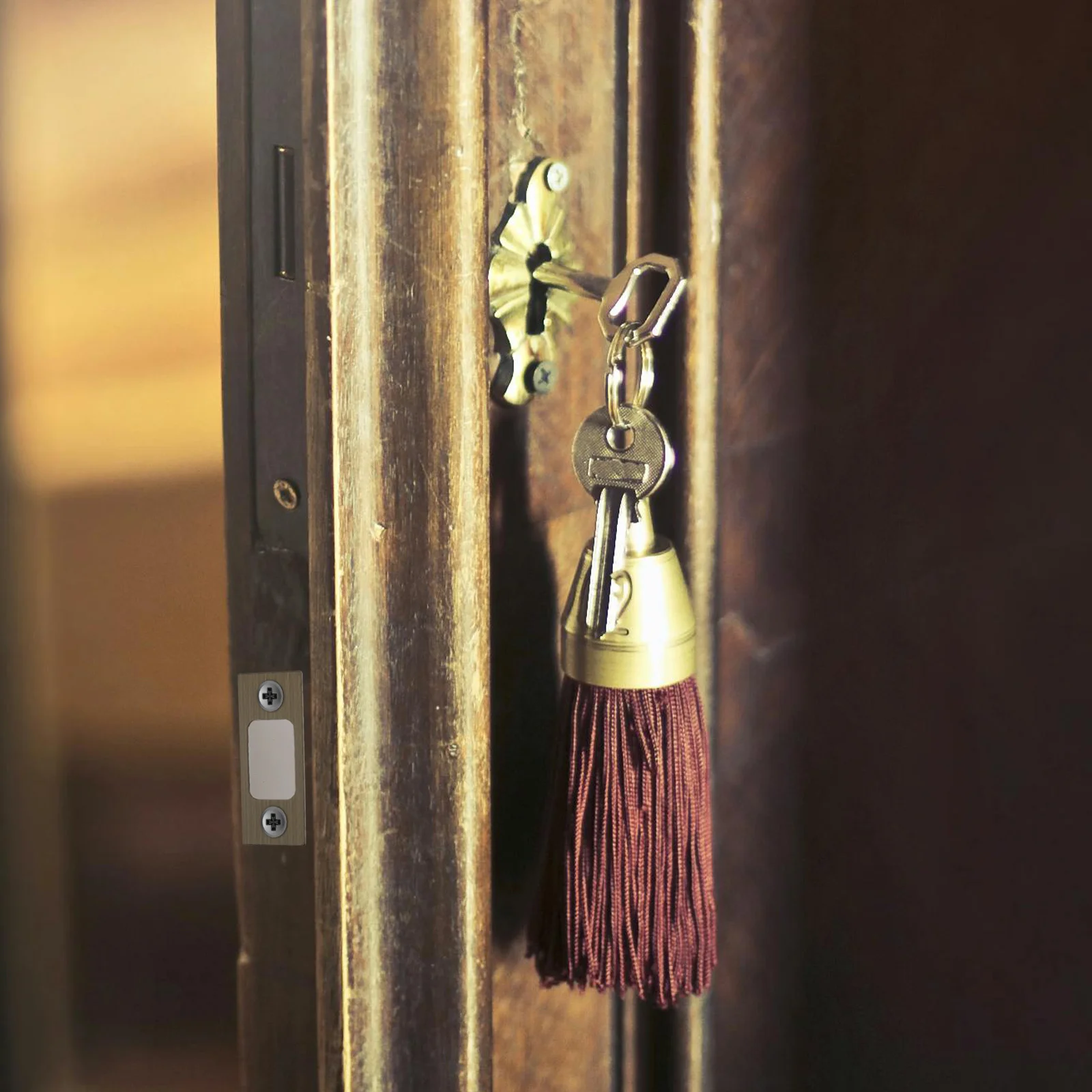 1 مجموعة الباب سترايك لوحة الفولاذ المقاوم للصدأ تعزيز للأبواب دائم مزلاج معدني لوحة ثقب غطاء حشو لوحات باب الأمن