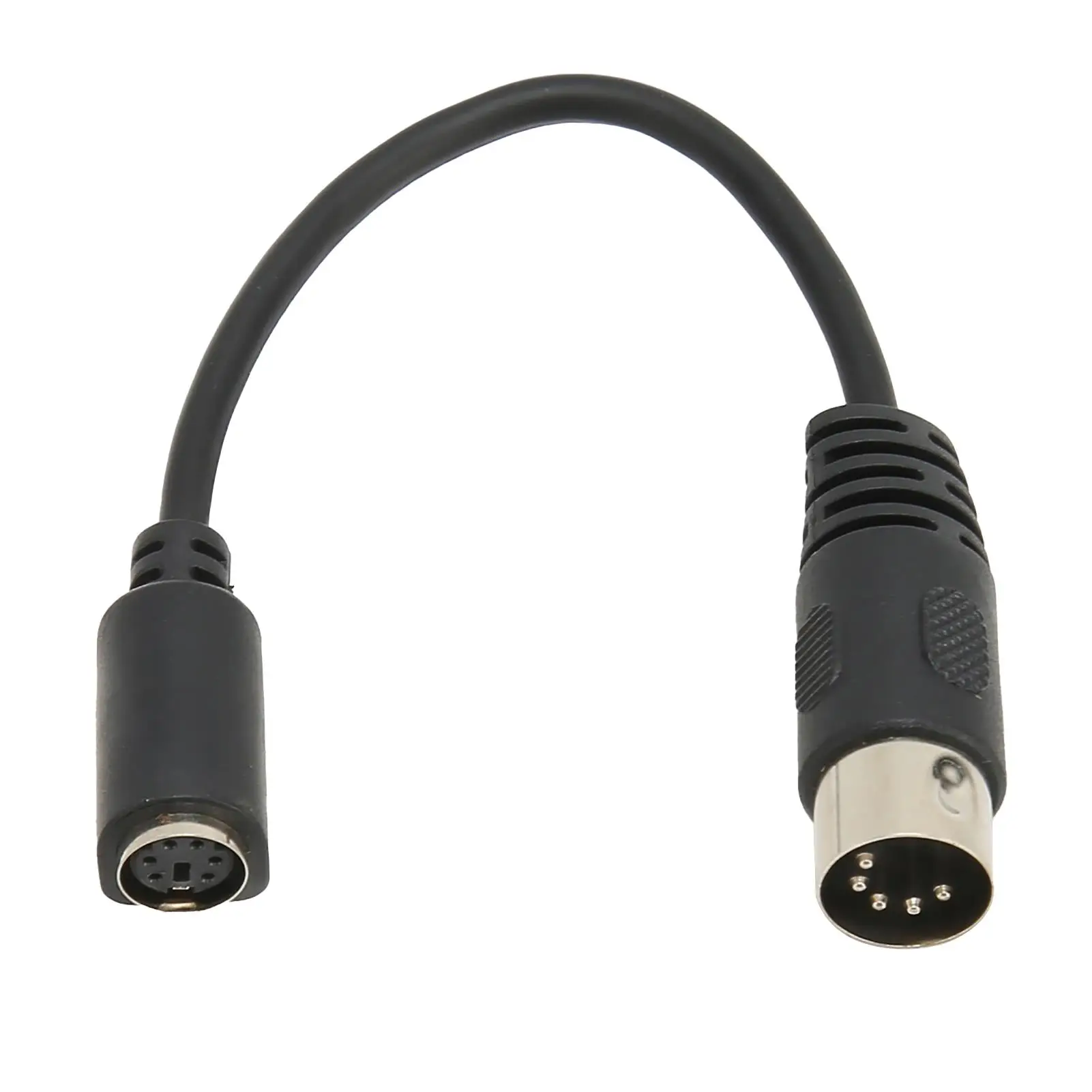 

For PS2 Keyboard Mouse Converter Cable 5-Pin Male to 6-Pin Female Adapter - 5.9in - Hot Sale